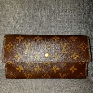 Authentic LV Monogram Porte Tresor International